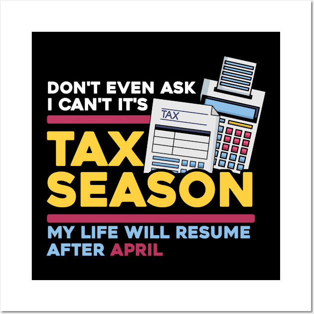 Taxes Funny Gift Capitalism Tax Season Wall Art by ShirtsShirtsndmoreShirts